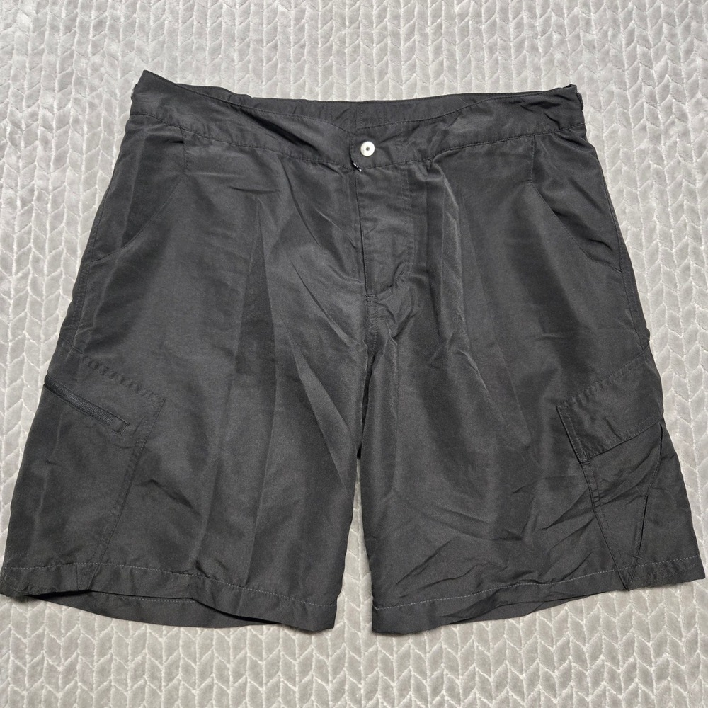 Fox Racing Mens Black Padded Mountain Bike MTB Cargo Shorts Size 38 Trail